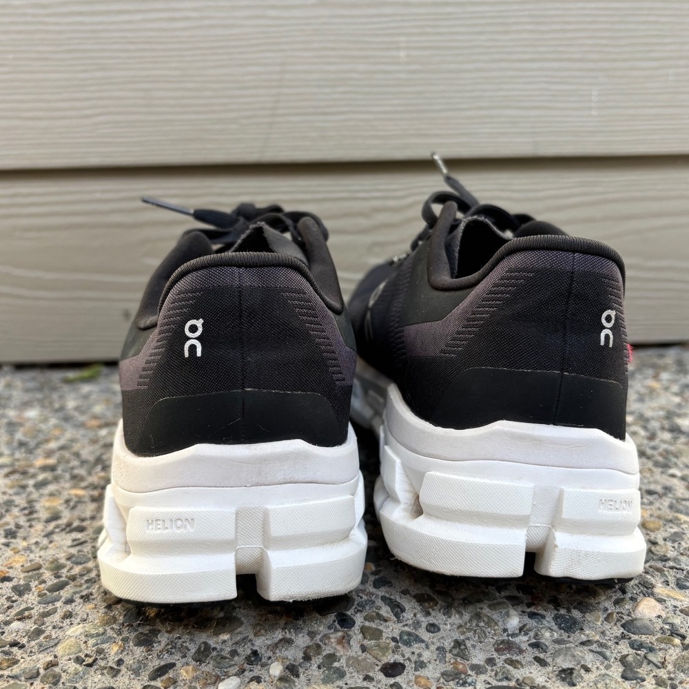 On Running Cloudflow 4 Women's 7.5 Black White Running Shoes 3WD30110299 - Picture 8 of 10